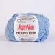 Lanas Katia Merino 100% azul celeste 8