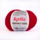 Lanas Katia Merino 100% rojo 4