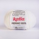 Lanas Katia Merino 100% blanco 1