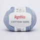 Lanas Katia Cotton 100% azul claro 46