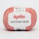 Lanas Katia Cotton 100% naranja salmon 44