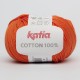 Lanas Katia Cotton 100% naranja 30