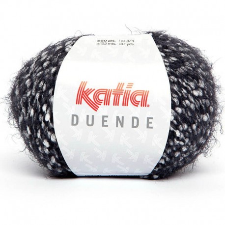 Lanas Katia Duende crudo gris antracita 311
