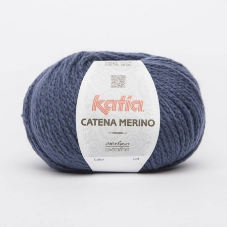 Lanas Katia Catena Merino azul 219