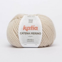 Lanas Katia Catena Merino amarillo 222