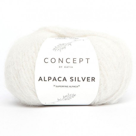 Lanas Katia Alpaca Silver Crudo-Plata 250