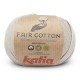 Lanas Katia Fair Cotton Gris claro perlado 11