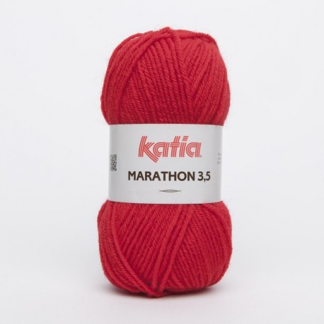 Lanas Katia Marathon 3,5 Rojo 4